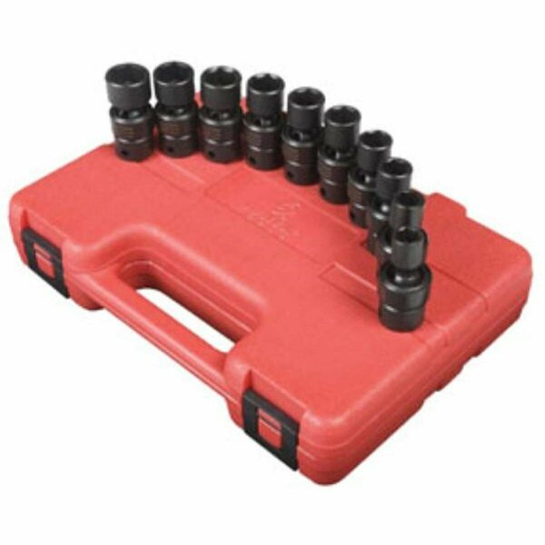 Gourmetgalley 0.38 in. Drive Metric Universal Impact Socket Set - 10 Piece GO3646673